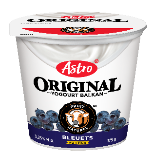 Astro® Original Balkan Fruits au fond Bleuets coupe individuelle de 175 g