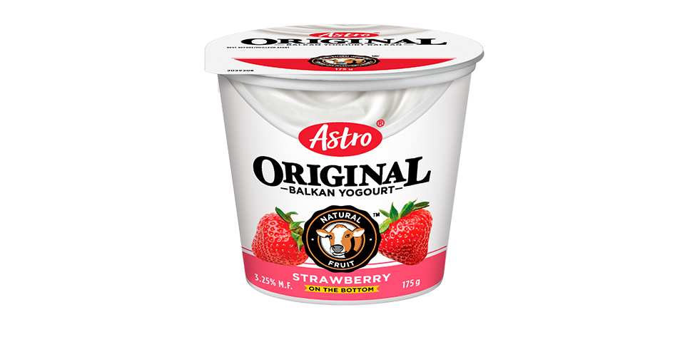 Astro Original Balkan Fruit on the Bottom Strawberry 175 g
