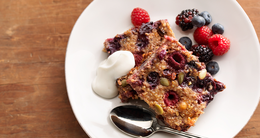 Fruity Crunch Baked Oatmeal