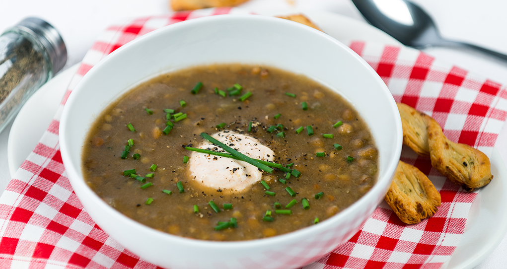 Lentil Soup with Chipotle Sauce