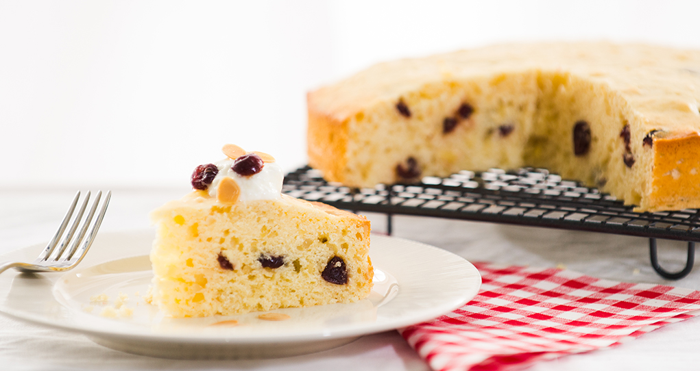 Gâteau aux canneberges