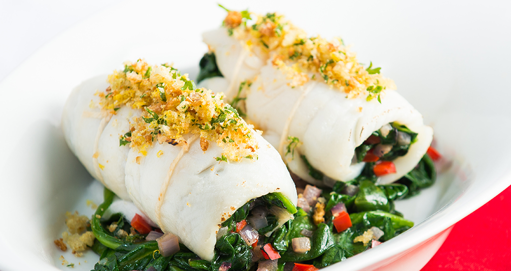 Spinach Stuffed Sole