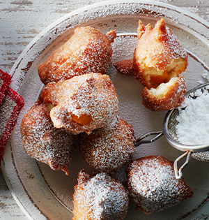 Beignets aux pêches