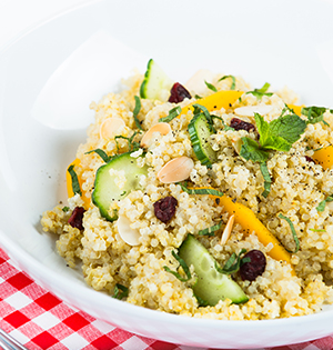 Salade de quinoa au cari