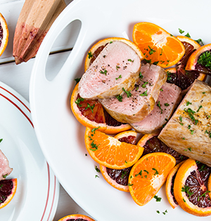 Yogourt and Orange Marinated Pork Tenderloin