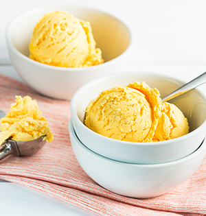 Honeyed Peach Frozen Yogourt