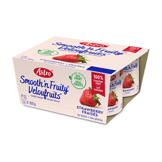 Astro® Smooth ’n Fruity® Strawberry 4 x 100 g