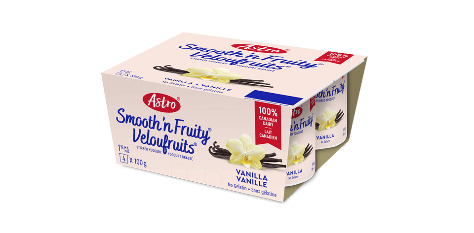 Astro® Smooth ’n Fruity® Vanilla 4 x 100 g