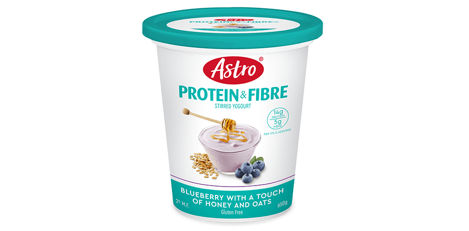 Astro® Protein & Fibre Blueberry with a Touch of Honey and Oats