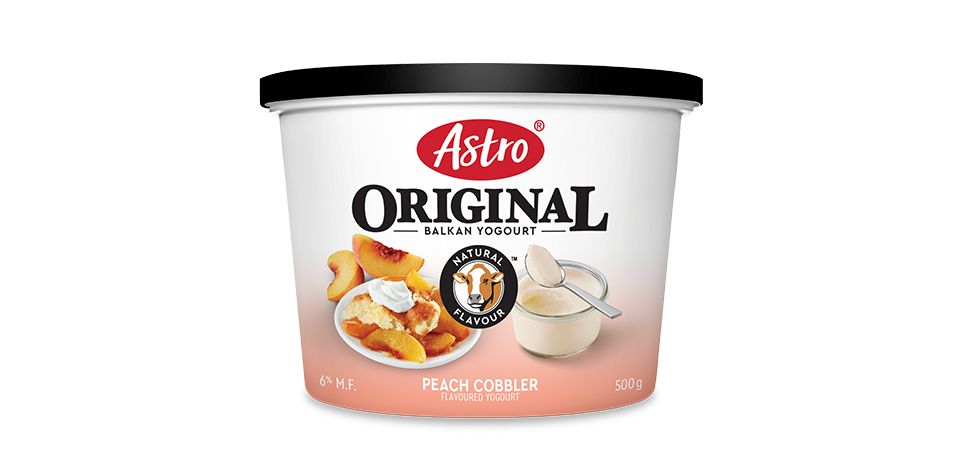 Peach Cobbler Indulgent Yogourt