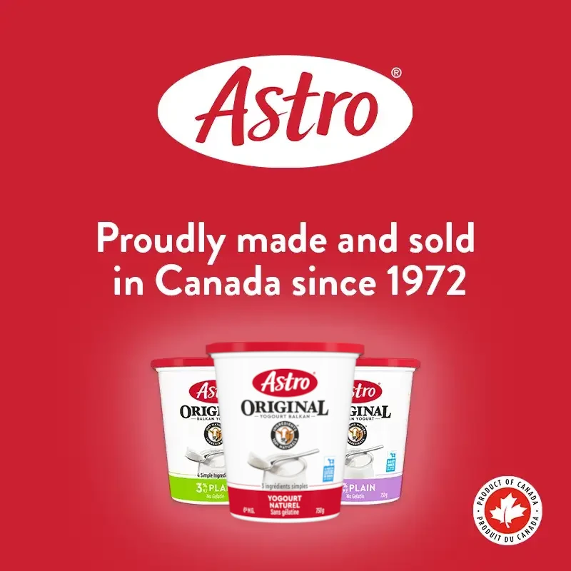 Proudly made and sold in Canada since 1972