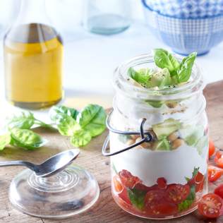 Savoury Greek Parfait